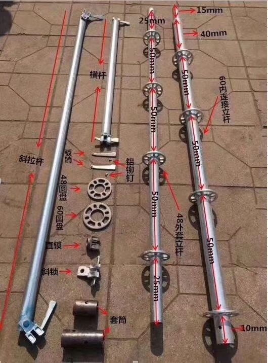 盤(pán)扣腳手架碗扣式鋼管腳手架都有哪些標準(圖1)
